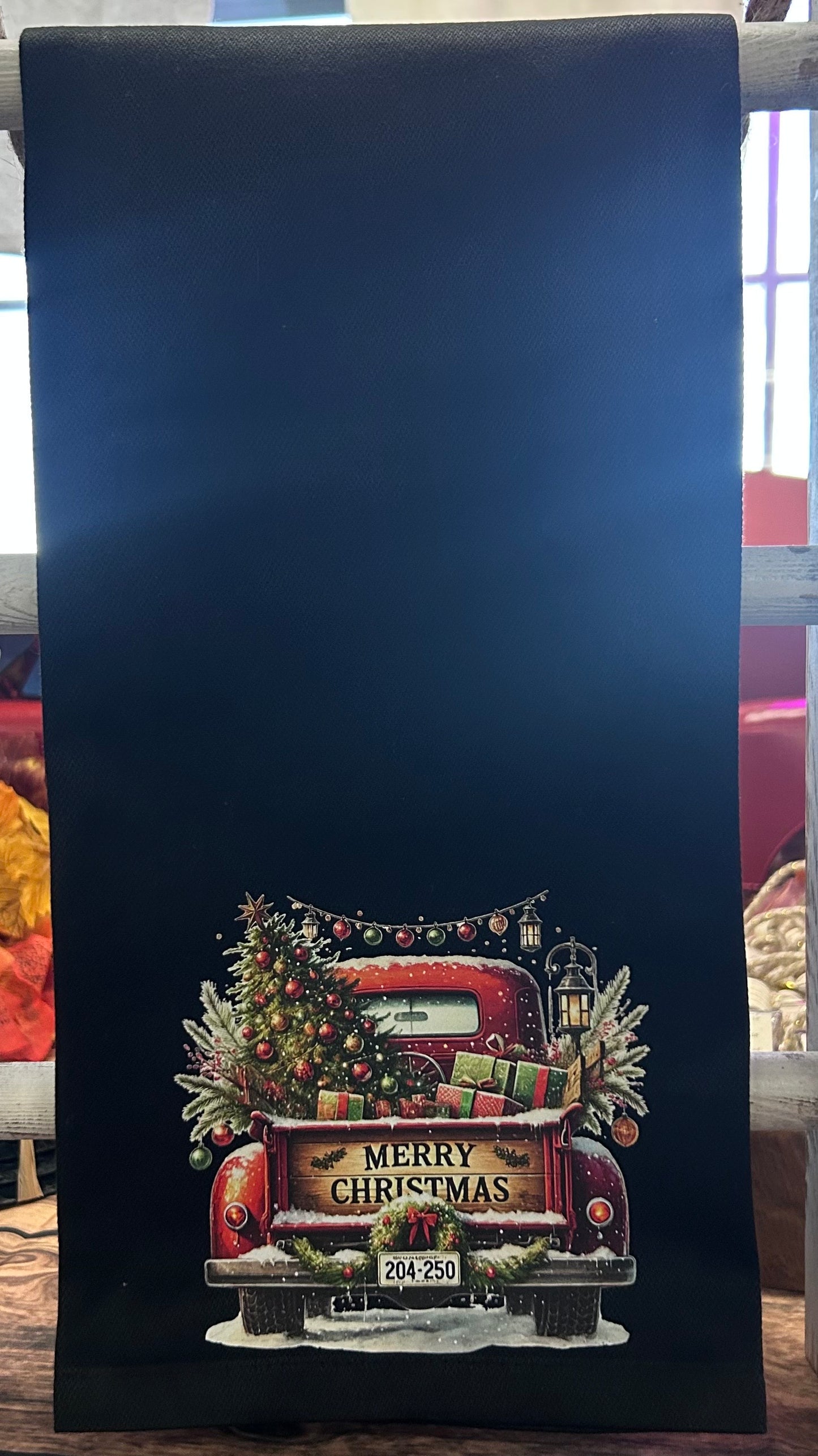 Red Christmas Pickup