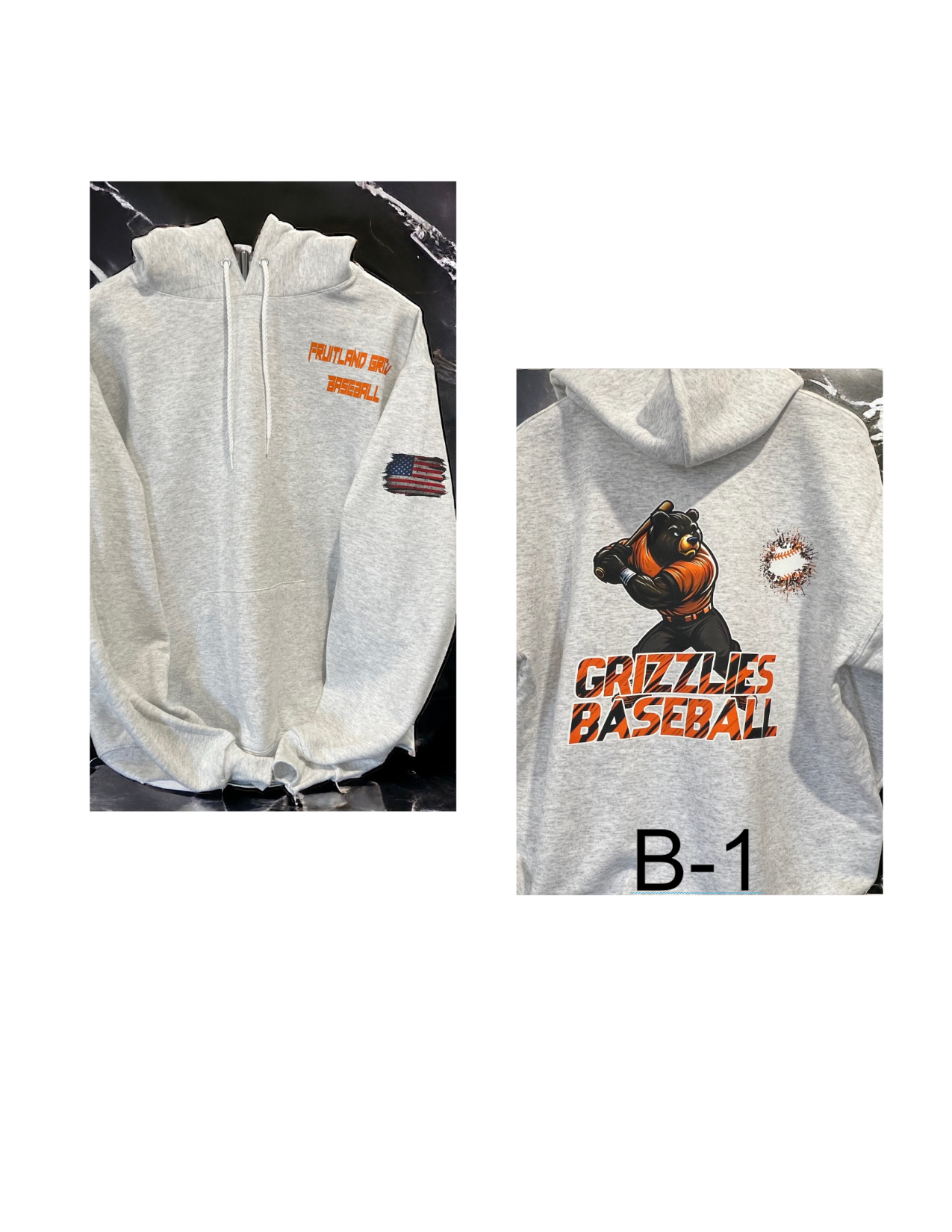 Fruitland Grizzly Baseball Swag B-1