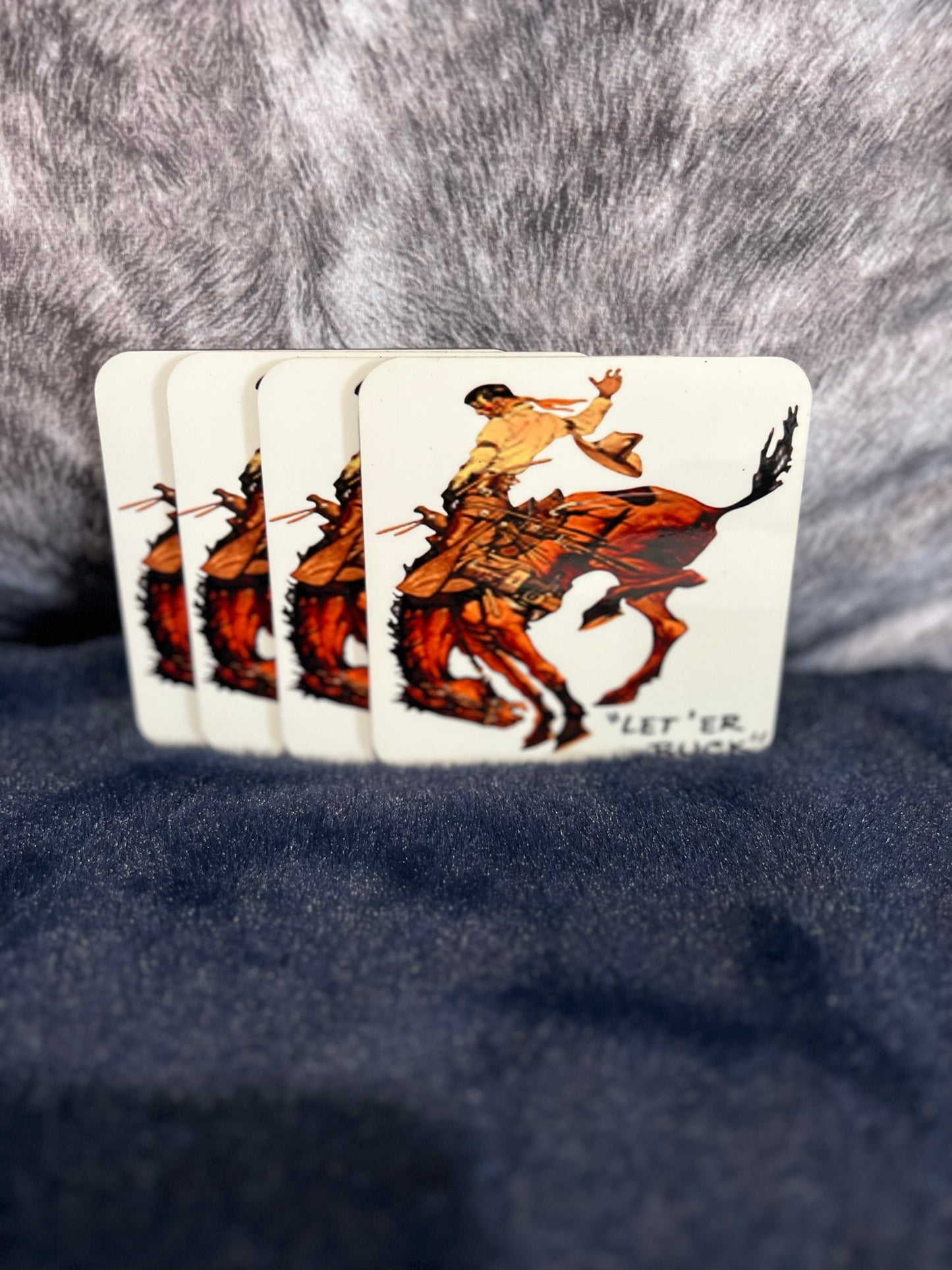 Let 'er Buck Coasters