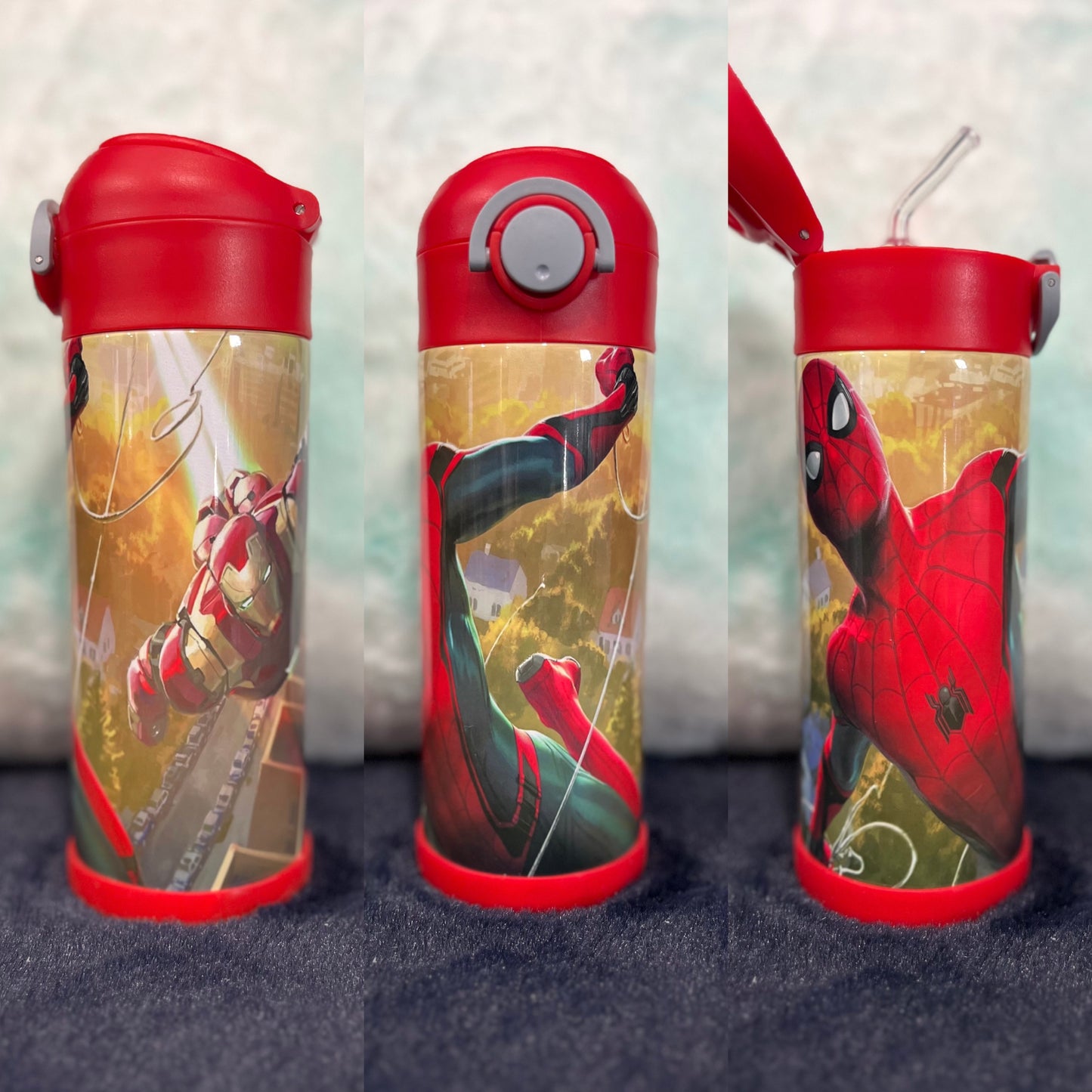 Spiderman  2 12oz Flippy Cup