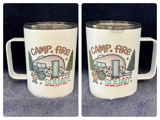 Camp Fire Squad 10oz Coffee Mug w/ Lid