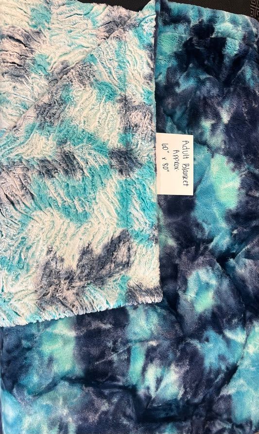 Galaxy Adult Minky Blanket