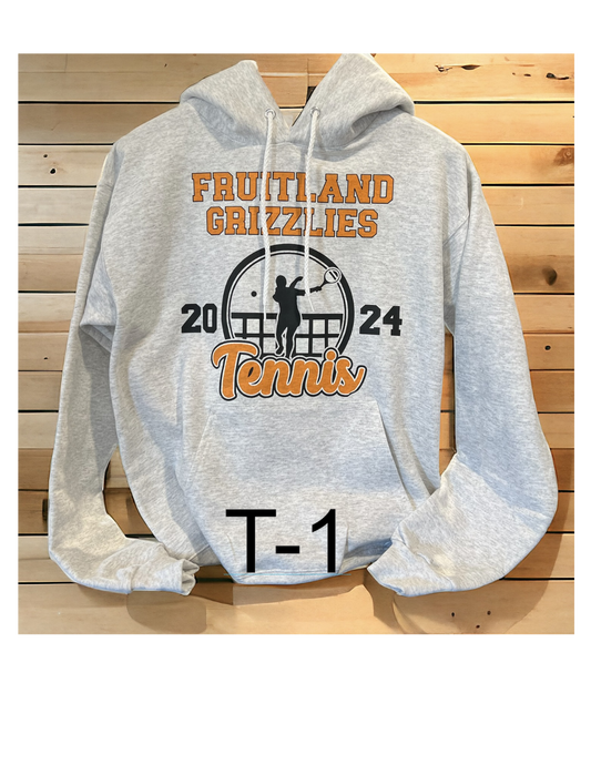 Fruitland Grizzly Tennis Swag T-1