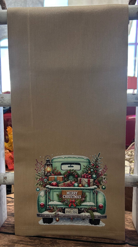 Teal Christmas Pickup